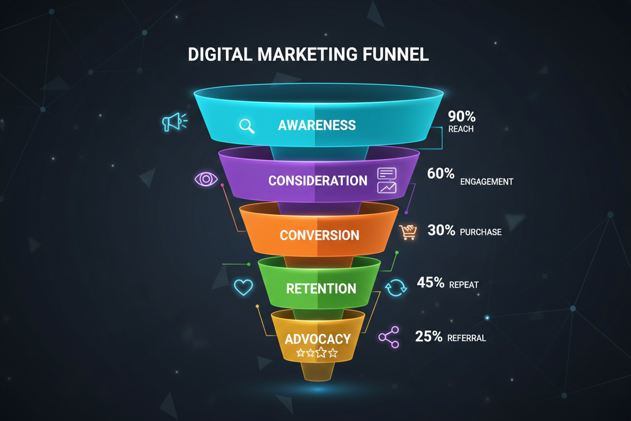 Full Funnel Digital Marketing: Turning Visitors into Loyal Customers - Elite Pulse Global