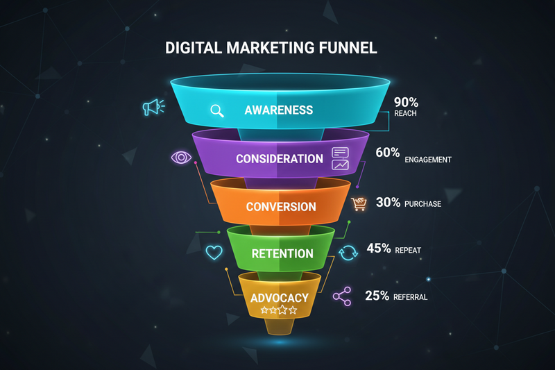 Full Funnel Digital Marketing: Turning Visitors into Loyal Customers - Elite Pulse Global