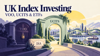 Index funds for UK beginners: how a Stocks and Shares ISA, a platform and a fund fit together, why US funds like VOO are not on UK platforms, and what each costs.