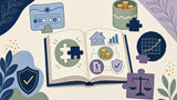 Personal finance fundamentals illustrated through budgeting, saving, investing, debt management and financial protection.
