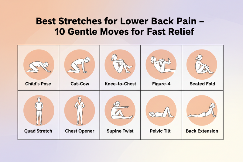 Best Stretches for Lower Back Pain – 10 Gentle Moves for Fast Relief - Elite Pulse