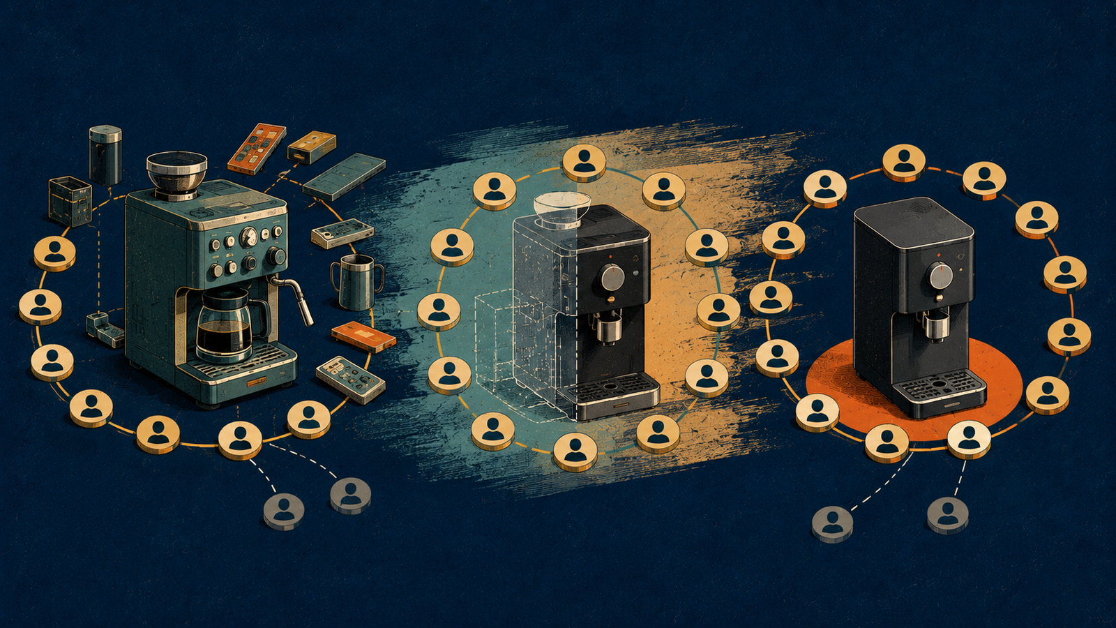 Established business simplifying and changing its product while preserving the core value that keeps most existing customers connected through the pivot.