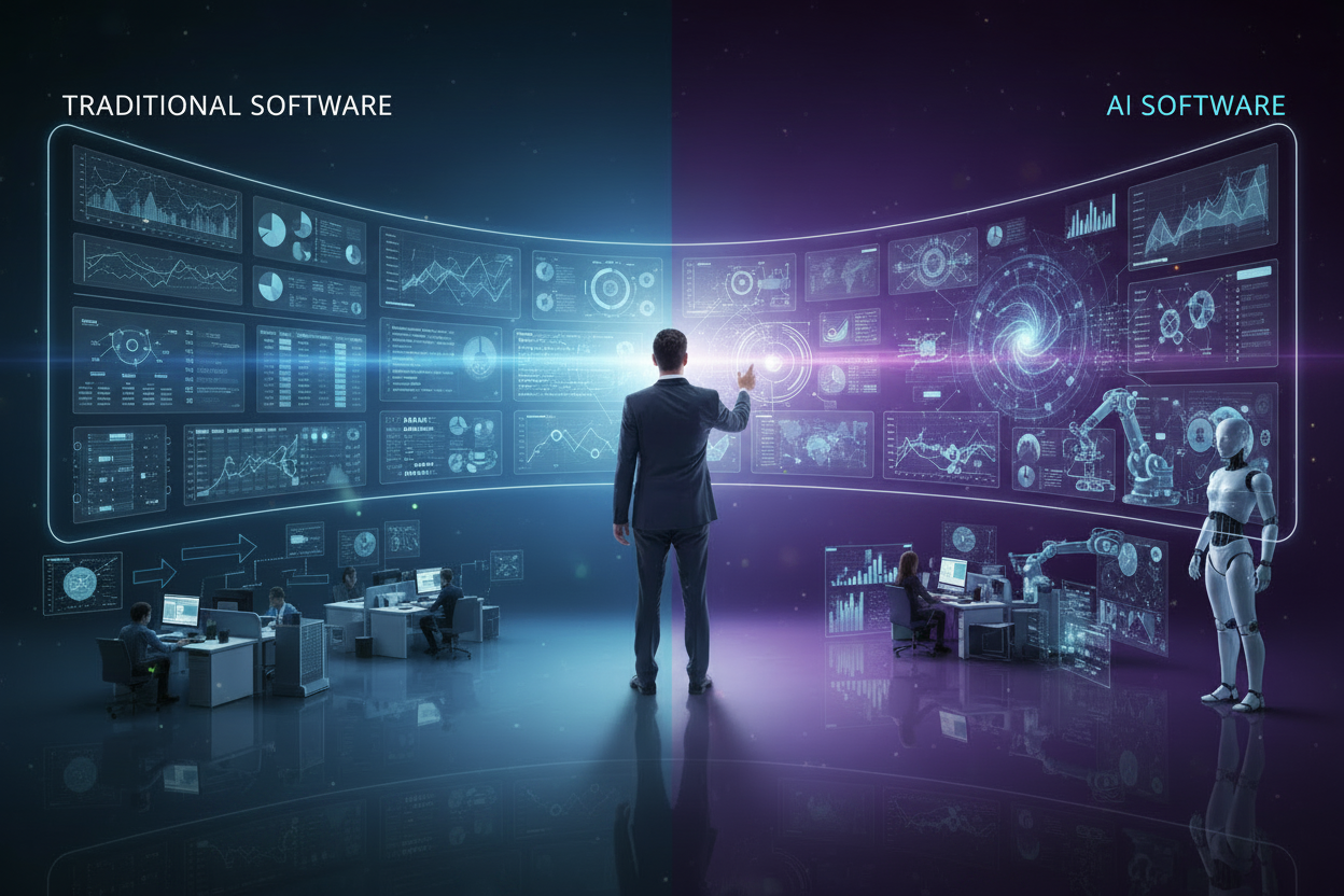AI vs. Traditional Software: Which Should You Choose - Elite Pulse Global