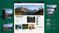 Image-rich website using optimized image sizes, responsive variants and efficient loading to maintain sharp visual quality while improving page performance.